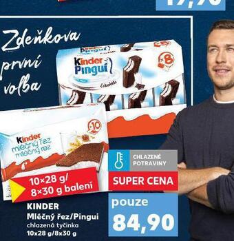 Kaufland Kinder mléčný řez nabídka