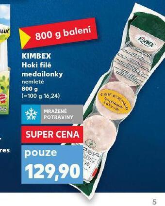 Kaufland Kimbex hoki filé medailonky nabídka