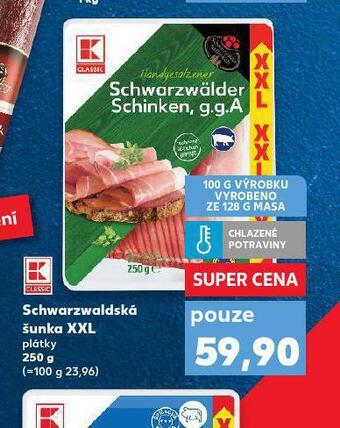 Kaufland Schwarzwaldská šunka nabídka