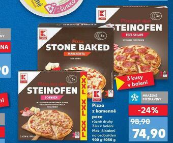 Kaufland Pizza z kamenné pece nabídka