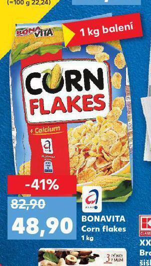 Kaufland Bonavita corn flakes nabídka