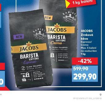 Kaufland Jacobs zrnková káva nabídka