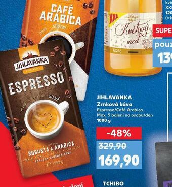 Kaufland Jihlavanka zrnková káva nabídka