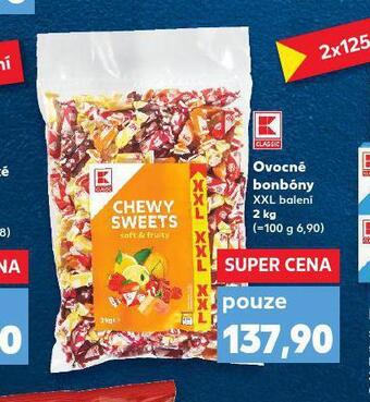 Kaufland Ovocné bonbony nabídka