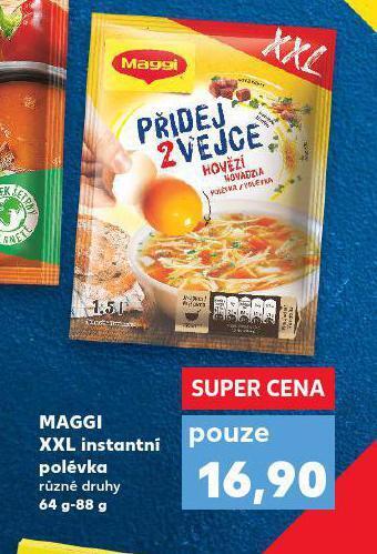 Kaufland Maggi xxl instantní polévka nabídka