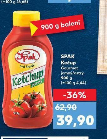 Kaufland Spak kečup nabídka