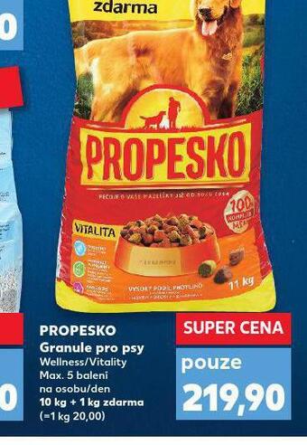 Kaufland Propesko granule pro psy nabídka