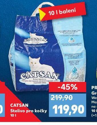 Kaufland Catsan stelivo pro kočky nabídka