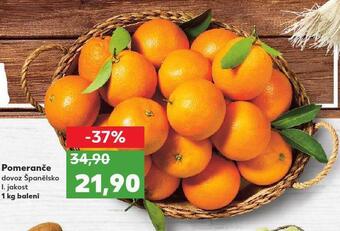 Kaufland Pomeranče nabídka