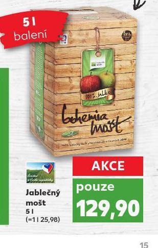 Kaufland Jablečný mošt nabídka