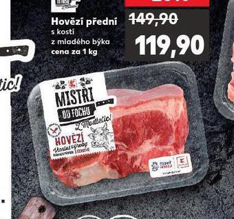 Kaufland Hovězí přední s kostí nabídka