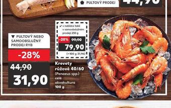 Kaufland Krevety růžové nabídka