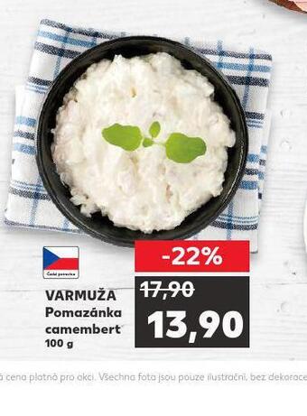 Kaufland Pomazánka camembert nabídka