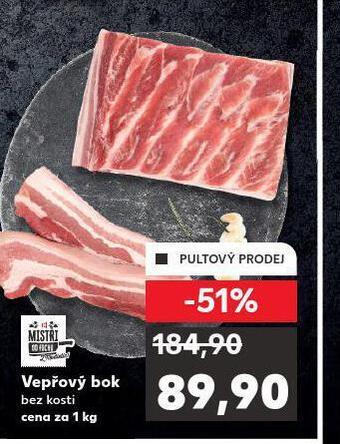 Kaufland Vepřový bok bez kosti nabídka