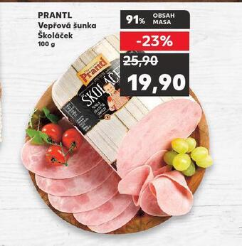Kaufland Vepřová šunka školáček nabídka