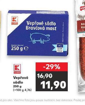 Kaufland Vepřové sádlo nabídka