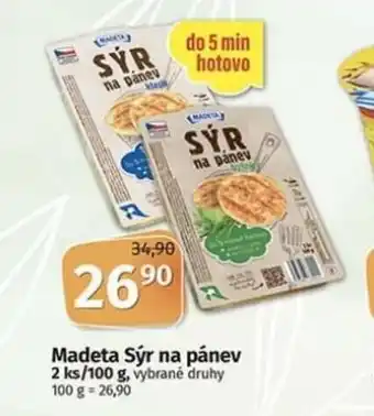 Coop Madeta Sýr na pánev 2 ks/100g nabídka