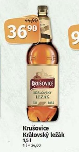 Coop Krušovice Královský ležák 1,5l nabídka
