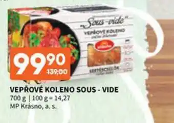 Terno Vepřové koleno sous - vide 700g nabídka