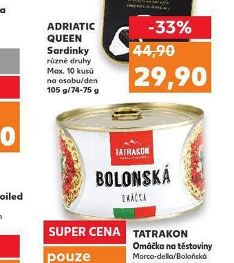 Kaufland Adriatic queen sardinky nabídka