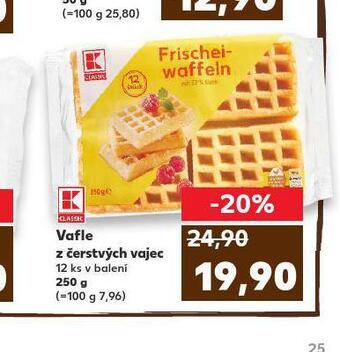 Kaufland Vafle z čerstvých vajec nabídka
