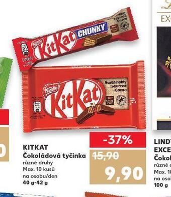 Kaufland Kitkat čokoládová tyčinka nabídka