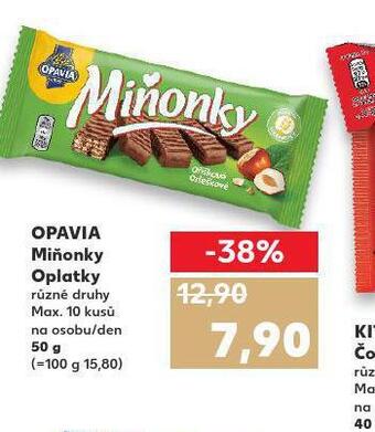 Kaufland Opavia miňonky nabídka