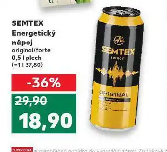 Kaufland Semtex energatický nápoj nabídka