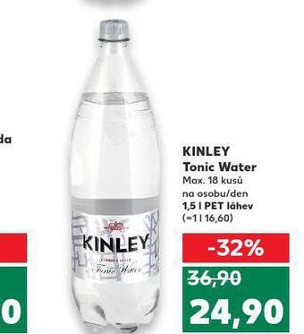 Kaufland Kinley tonic water nabídka