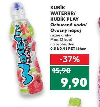 Kaufland Kubík waterrr / kubík play nabídka