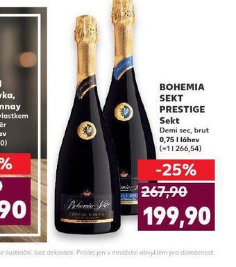 Kaufland Bohemia sekt prestige sekt nabídka