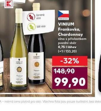 Kaufland Vinium frankovka nabídka