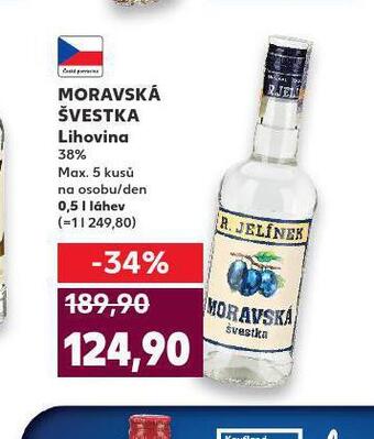 Kaufland Moravská švestka nabídka