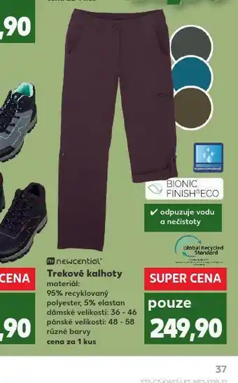 Kaufland Pánské trekové kalhoty nabídka