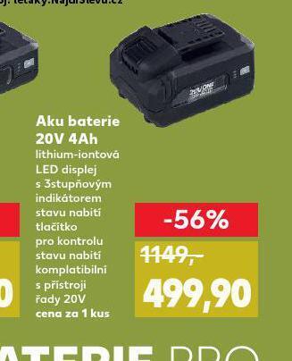 Aku baterie 20v 4 ah