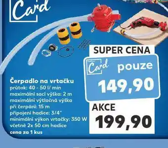 Kaufland Čerpadlo na vrtačku nabídka