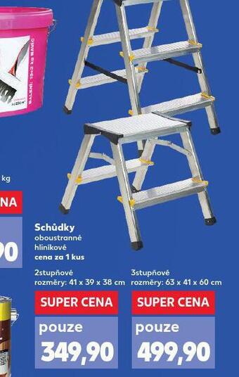 Kaufland Schůdky 3stupňové nabídka