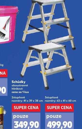 Kaufland Schůdky 2stupňové nabídka