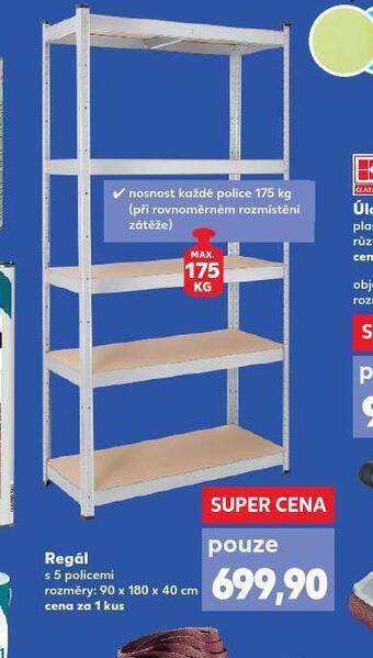 Kaufland Regál s 5 policemi nabídka
