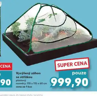 Kaufland Vyvýšený záhon se stříškou nabídka