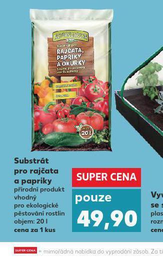 Kaufland Substrát pro rajčata a papriky nabídka