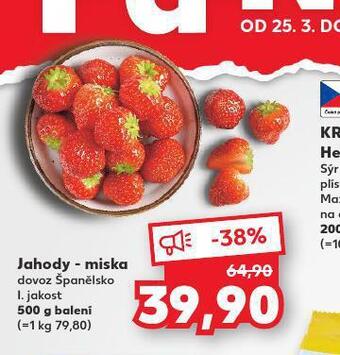 Kaufland Jahody miska nabídka