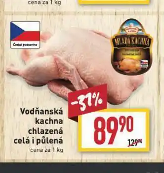 Billa Vodňanská kachna chlazená celá i půlená nabídka
