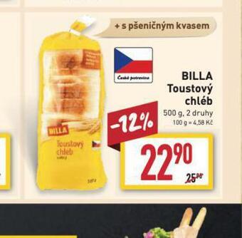 Billa Billa toustový chléb nabídka