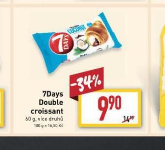 Billa 7days double croissant nabídka