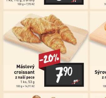 Billa Máslový croissant nabídka