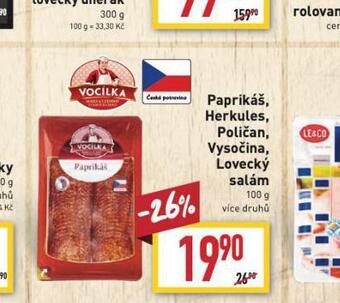 Billa Herkules nabídka