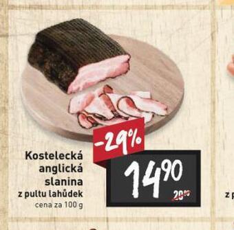 Billa Kostelecká anglická slanina nabídka