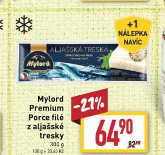 Billa Mylord premium porce filé z aljašské tresky nabídka