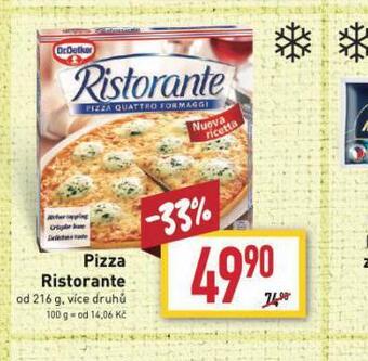 Billa Pizza ristorante nabídka